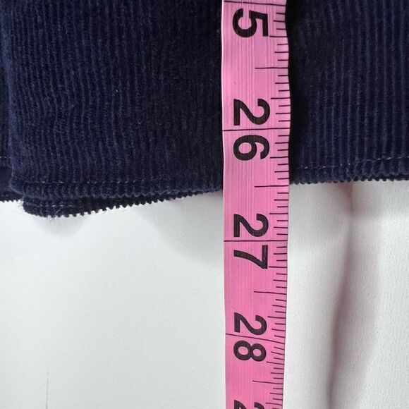 Hatch Reece Maternity Navy Blue Corduroy Ruffle Sleeves Tank Top - Picture 6 of 8